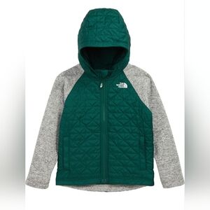 North Face Toddler Boy Girl Water Repellent Quilted Fleece Zip Up Jacket Sz 2T